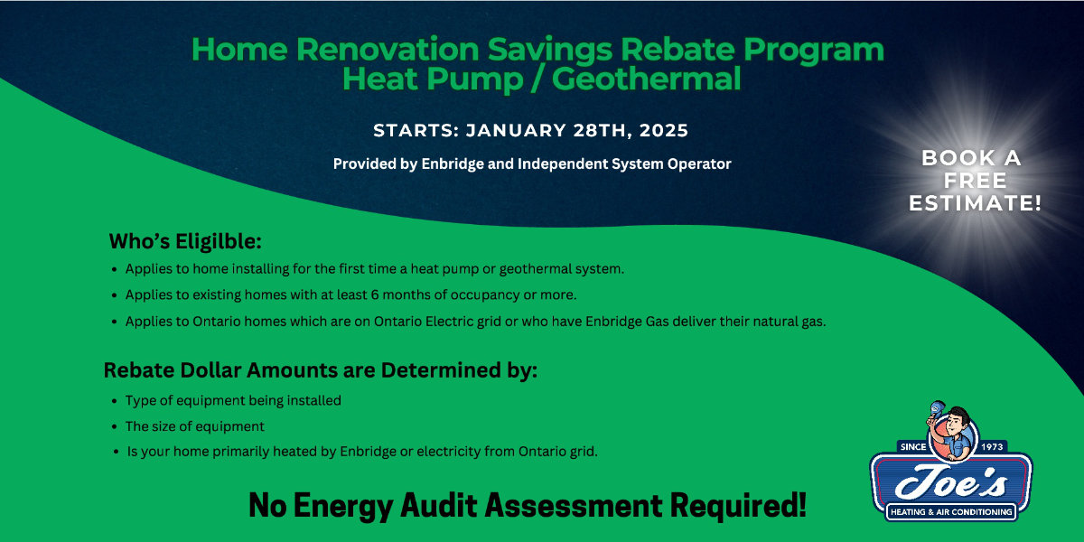 Home Reno Rebate - Heat Pump/Geothermal Home Reno Rebate - Heat Pump/Geothermal