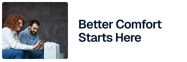 Heat pump rebate savings program banner