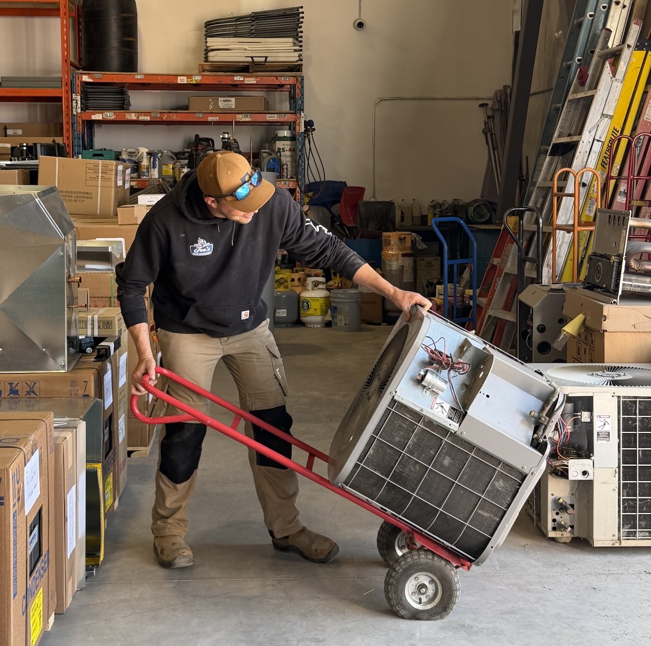 JH Tech Moving HVAC Unit